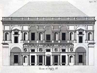 Design for the Royal Palace of Caserta by Luigi Vanvitelli